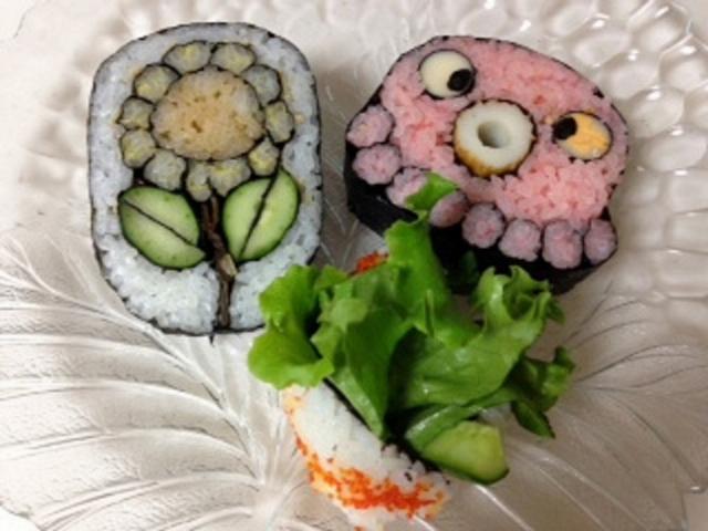 親子で作ろう!飾り巻き寿司“タコ”