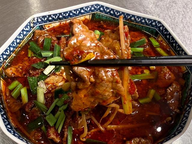 ガチ現地式「四川名物　シビ辛旨!水煮牛肉」