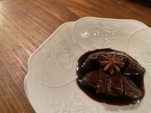 白レバー中国たまり醤油漬け