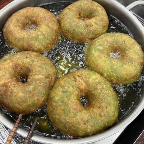 湯種抹茶ドーナツ