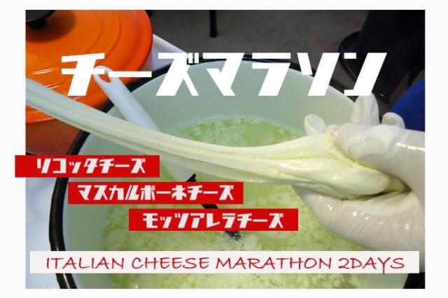 はじめてのチーズつくりワークショップ 『チーズマラソン』 初夏のイタリアンチーズコース