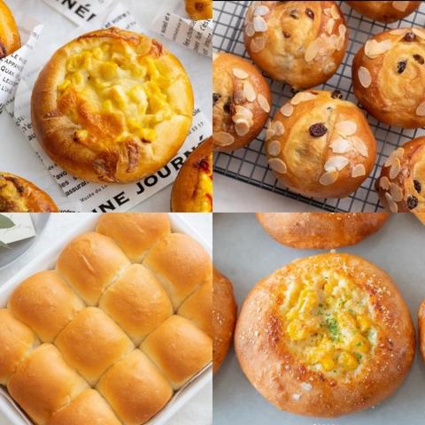 おうちで楽しくパン作り ♪　1回のレッスンで4種類!初心者さんのためのパン入門