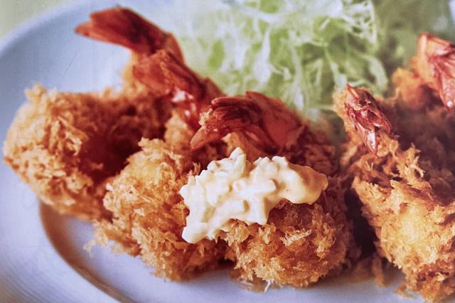 褒められ洋食「海老フライ・アジメンチ・コーンポタージュ」