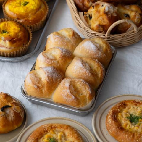 おうちで楽しくパン作り ♪　1回のレッスンで4種類!初心者さんのためのパン入門