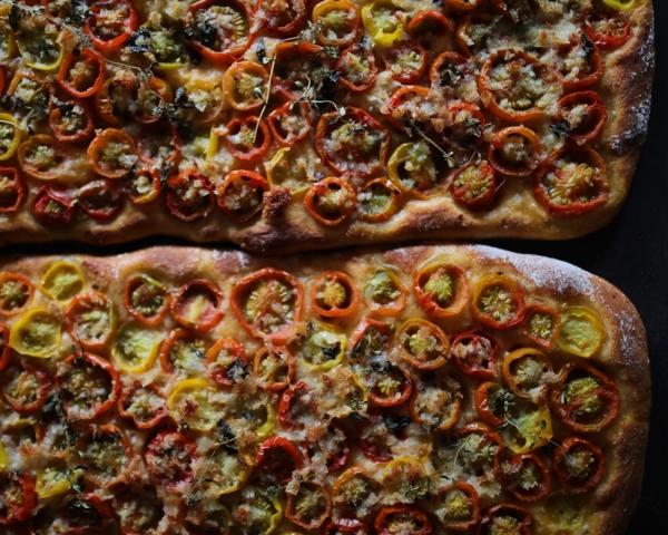 トマト酵母のピザ　*ランチにお出しします