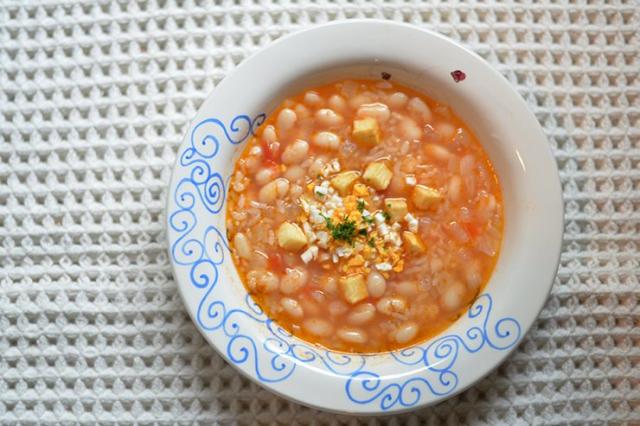 10月スペインのおじや風スープ