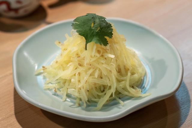 馬鈴薯のごましゃきしゃき和え