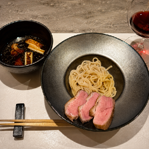 鴨南蛮(つけ麺)