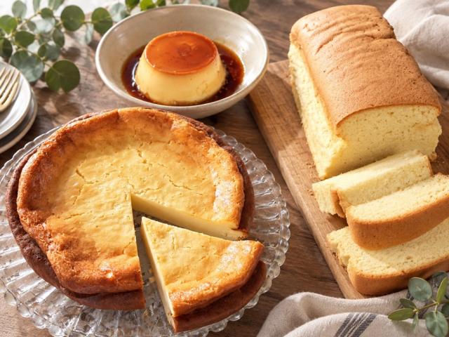 ふわふわ・濃厚・とろ〜り♪ 3つのグルテンフリースイーツ