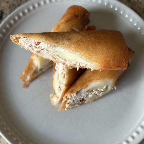 ネギ&マスタードチキン春巻