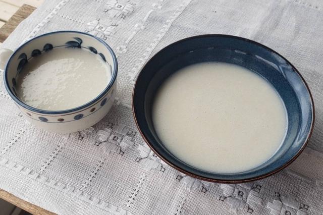 長芋とうどのポタージュ