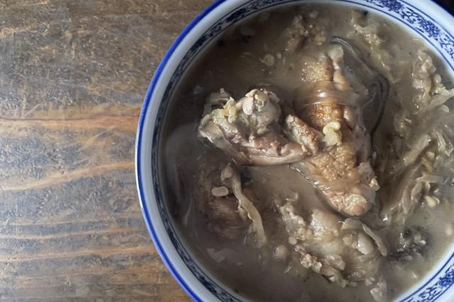 鴨肉発酵白菜煮込み