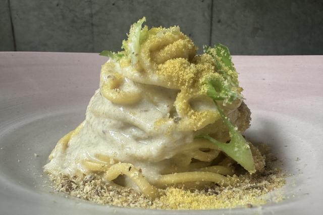 白子とカラスミのパスタ(スパゲッティ)