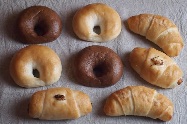 米粉パン、好きになる日。　～ベーグル、塩パン～